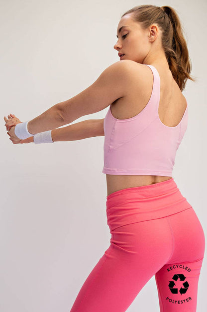 V Neck Yoga Top
