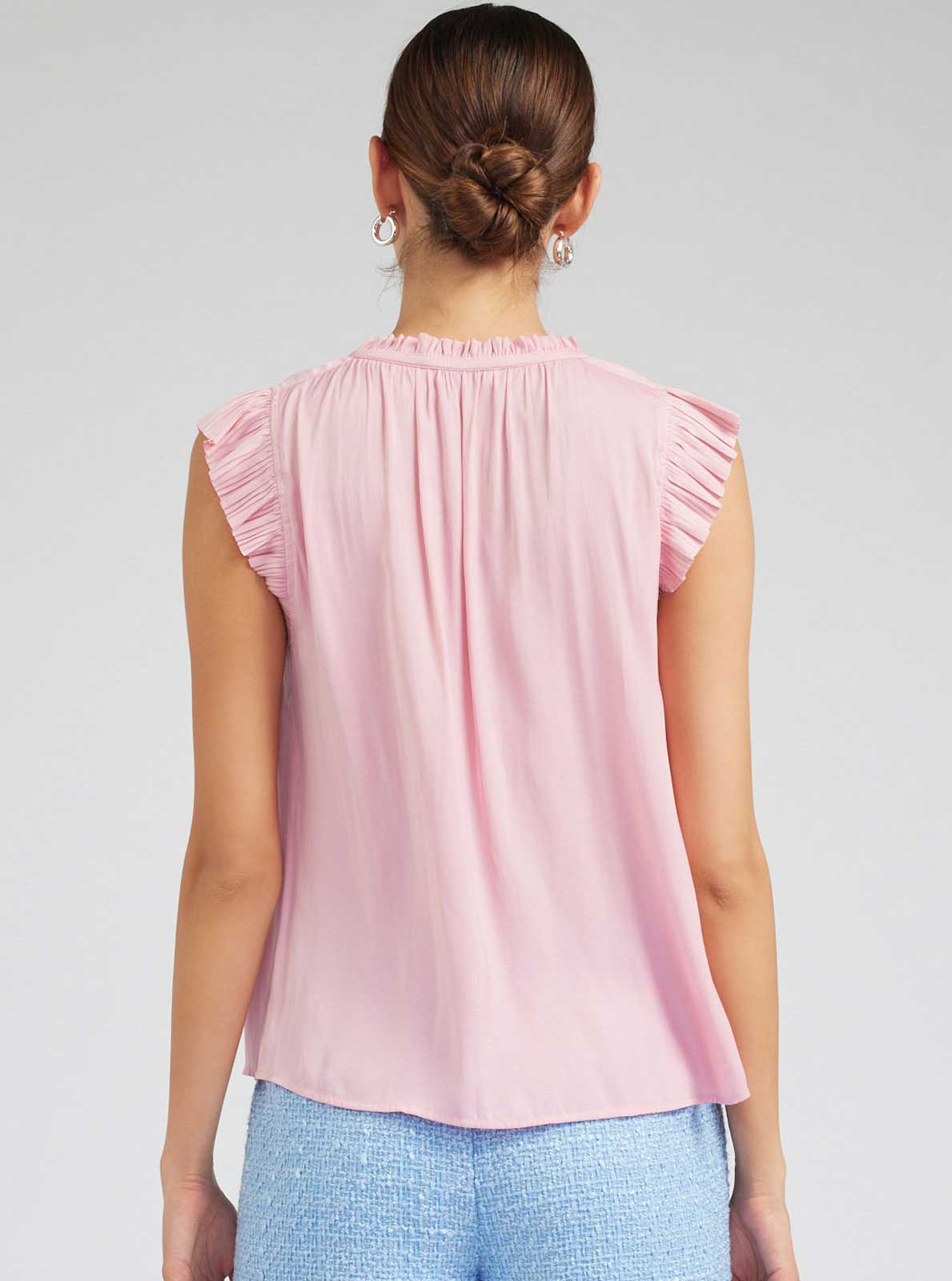 Margot Pleated Sleeve Blouse