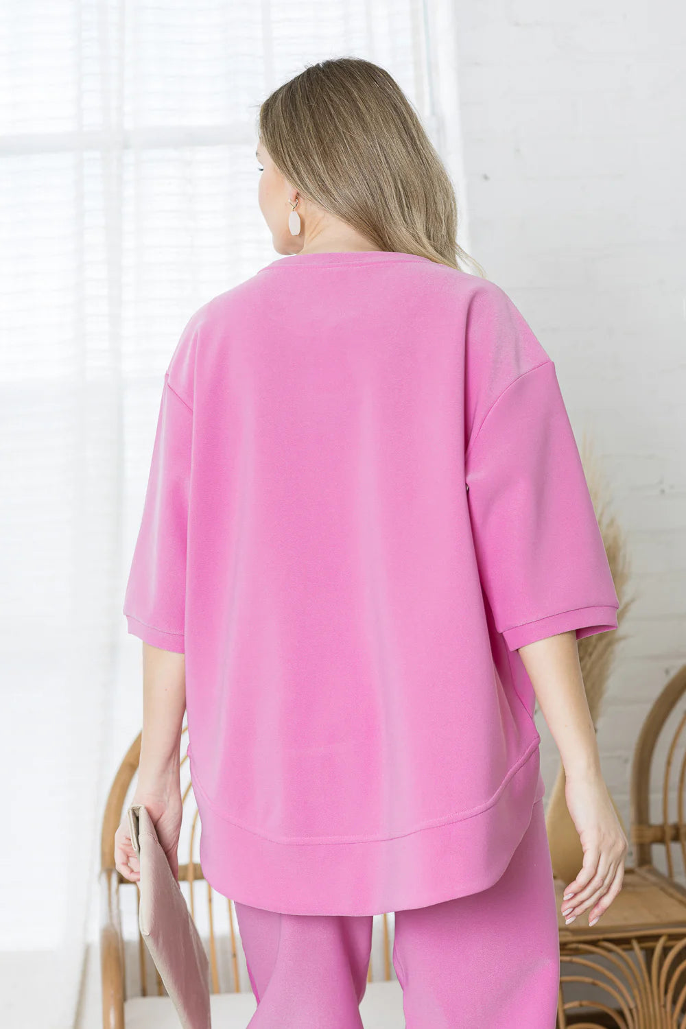 Karen Knit Crepe Top