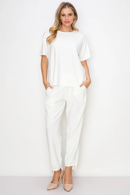 Katie Knit Crepe Pants