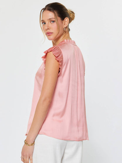 Margot Pleated Sleeve Blouse
