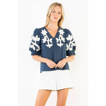 Peg Puff Sleeve Top