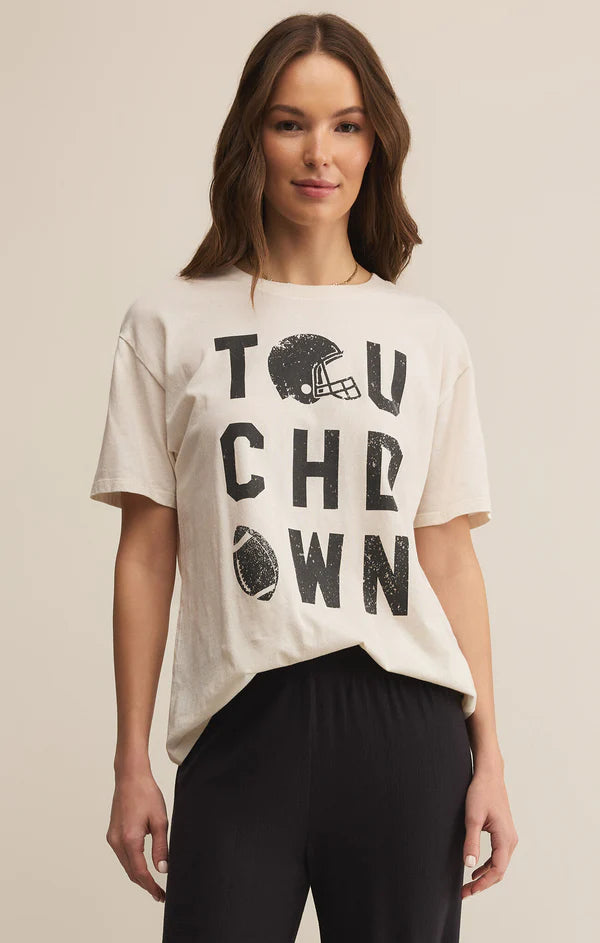 Boyfriend Touchdown Tee - Vanilla Ice - BAY WINDOW