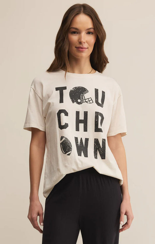 Boyfriend Touchdown Tee - Vanilla Ice - BAY WINDOW