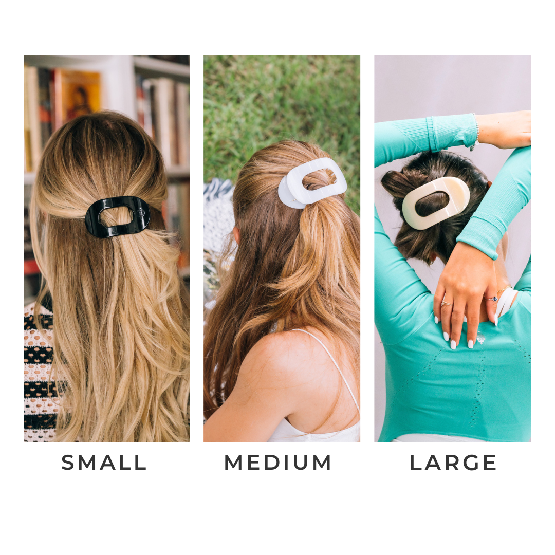 Round Flat Hair Clip | Large