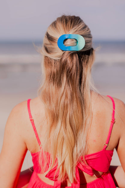 Round Flat Hair Clip | Small