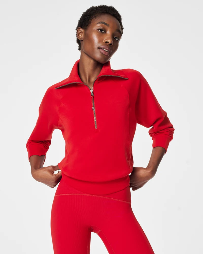 AirEssentials Half Zip - Spanx Red