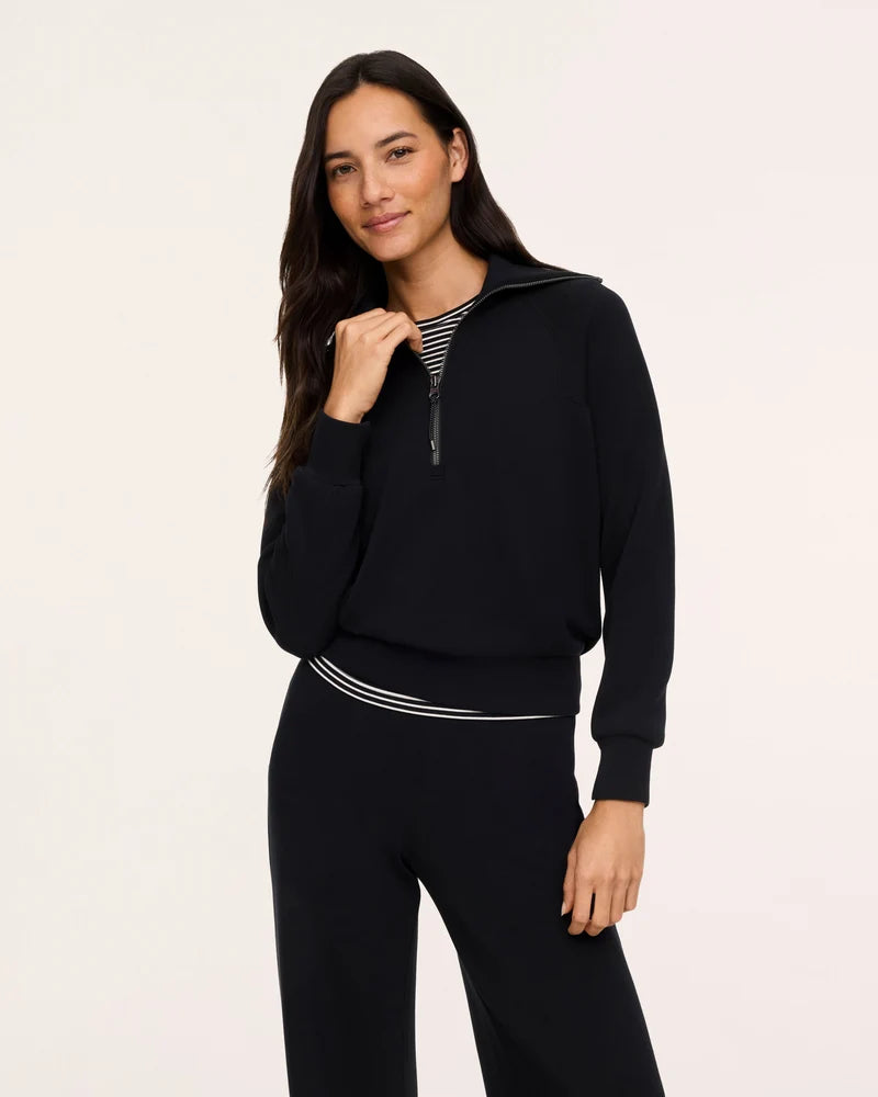 Airessentials Half Zip Jacket - Very Black