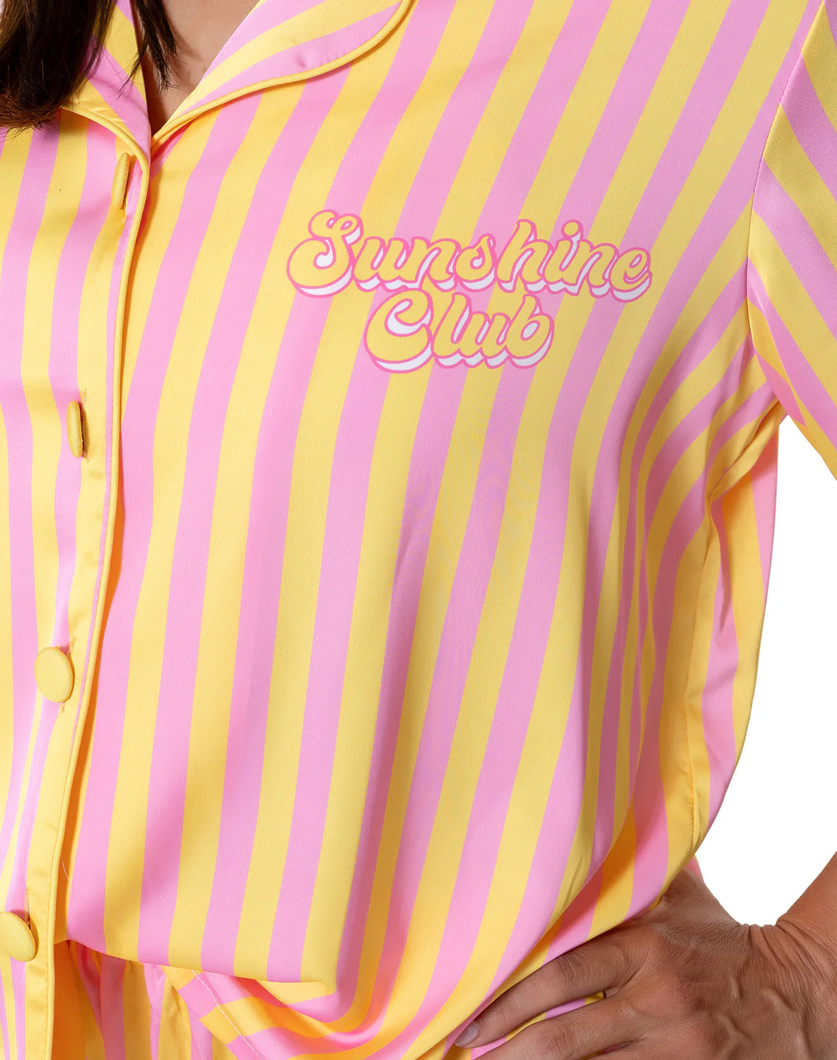 Sunshine Club Short Sleeve Pant Set