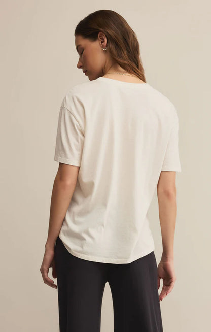Boyfriend Touchdown Tee - Vanilla Ice - BAY WINDOW