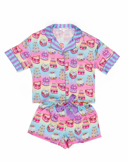 It's My Party Short Sleeve Short Set