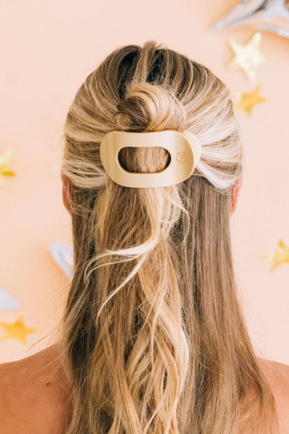 Round Flat Hair Clip | Small