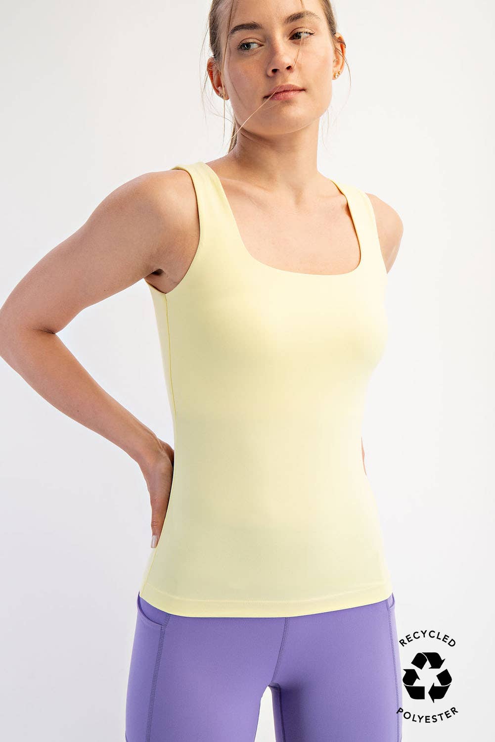 Butter Fabric Square Tank Top