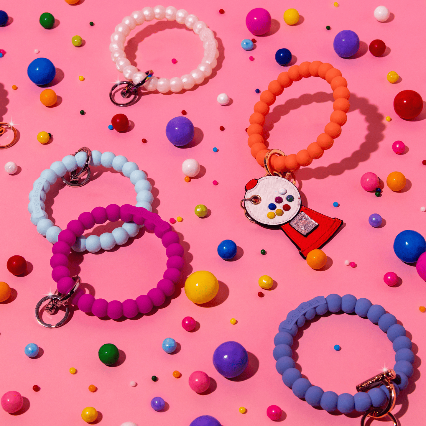 Bubble Bangle & Babe Bracelet Key Ring - BAY WINDOW