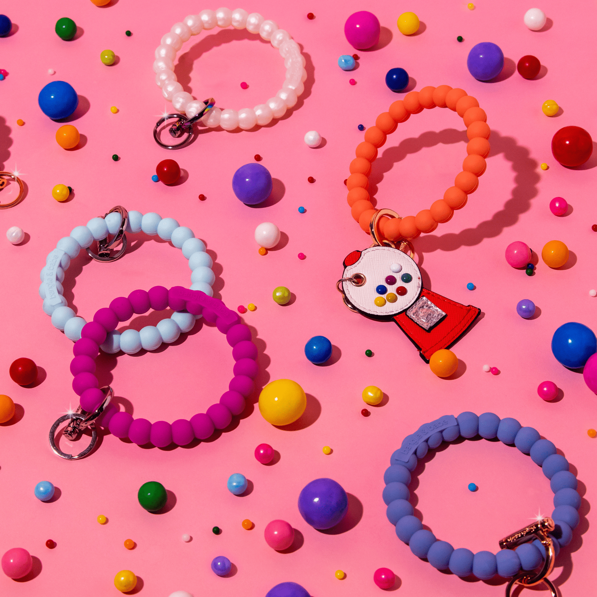 Bubble Bangle & Babe Bracelet Key Ring - BAY WINDOW