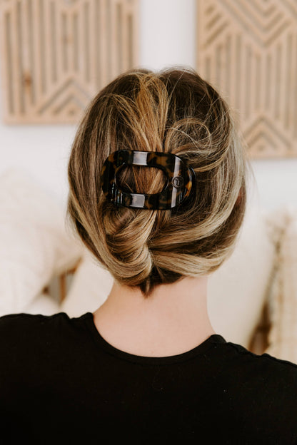 Round Flat Hair Clip | Small