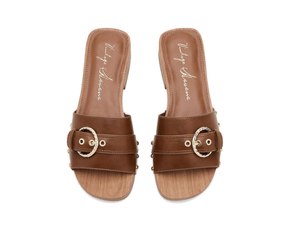 Noreen Heeled Sandal - Tan