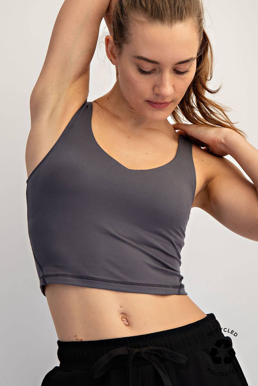 V Neck Yoga Top