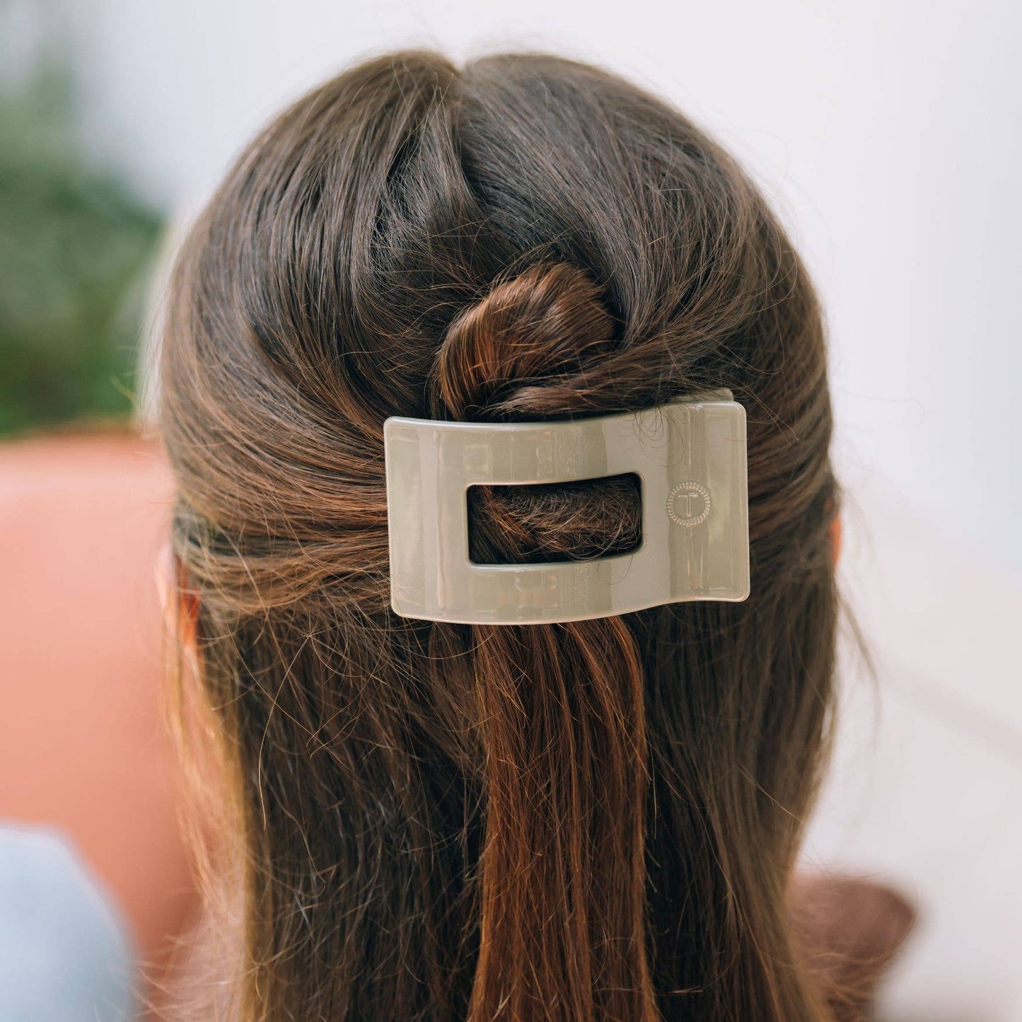 Flat Rectangle Small Hair Clip - BAY WINDOW