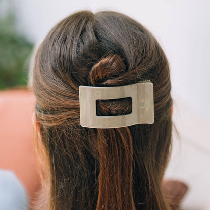 Flat Rectangle Small Hair Clip - BAY WINDOW