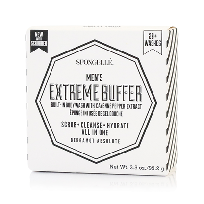 Men's Body Buffer with Black Scrubber - BAY WINDOW