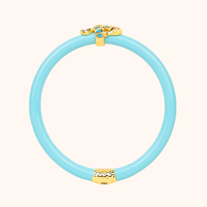 Fauna Seahorse All Weather Bangle - Turquoise - BAY WINDOW