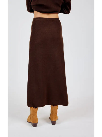 Night Air Knit Maxi Skirt