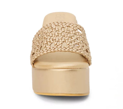 Cove Platform Heel - Gold