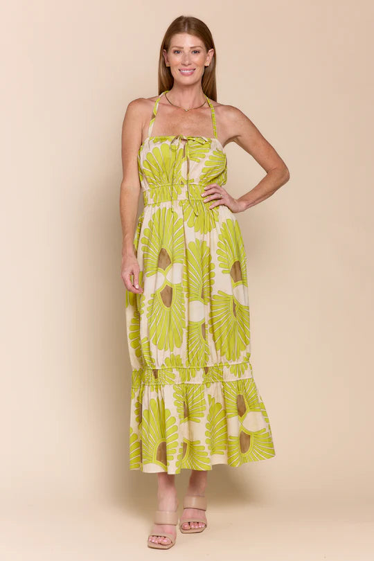 Fiorella Dress - Pistachio Fond - BAY WINDOW
