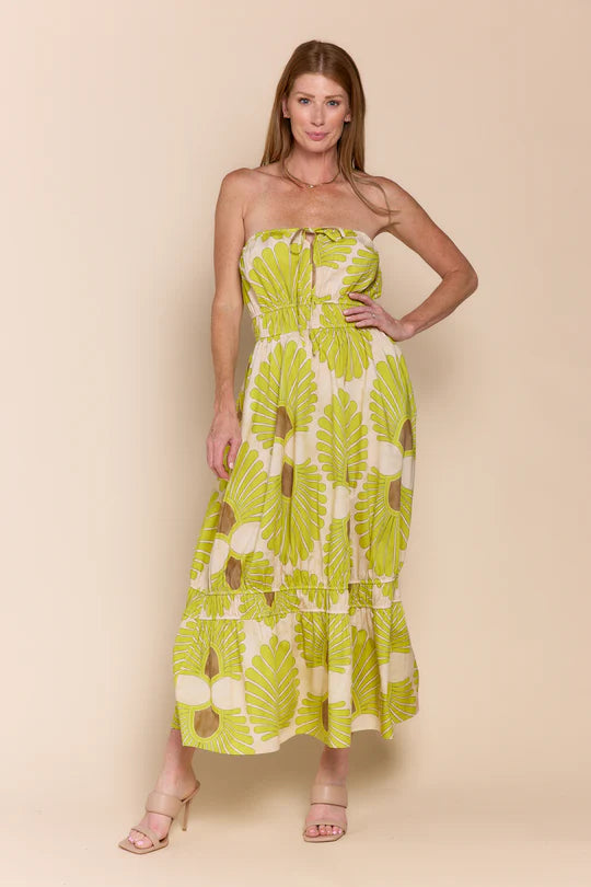 Fiorella Dress - Pistachio Fond - BAY WINDOW
