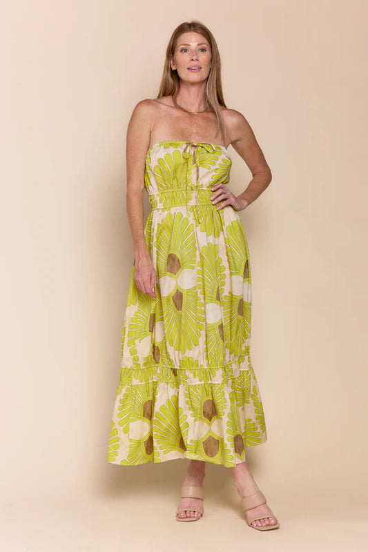 Fiorella Dress - Pistachio Fond - BAY WINDOW