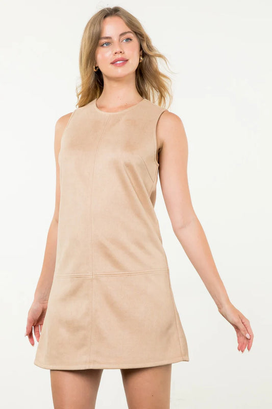 Suede Tank Dress