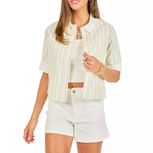 Margs at Sunset Shirt - Ivory Green