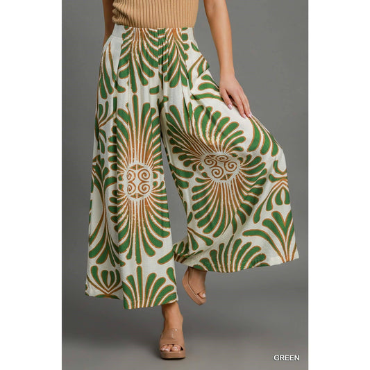 Printed Skirt Pant - BAY WINDOW