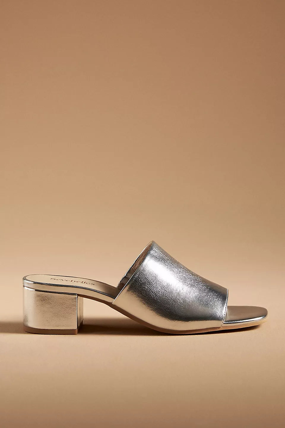 Pepper Block Sandal - Silver