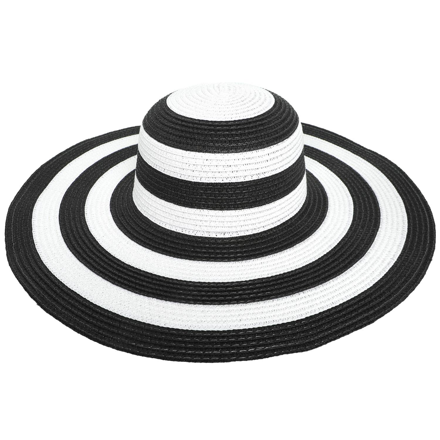 Floppy Oversized Wide Brim Straw Woven Sun Hat - BAY WINDOW
