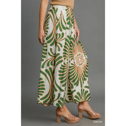Printed Skirt Pant - BAY WINDOW