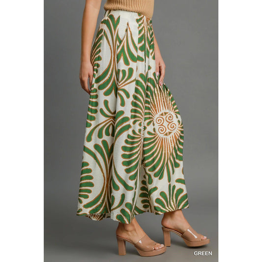 Printed Skirt Pant - BAY WINDOW
