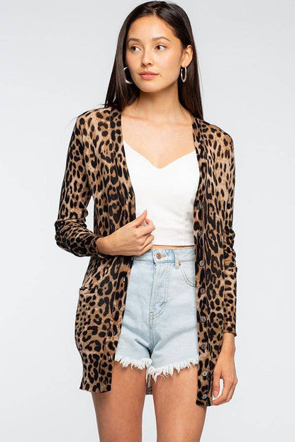 Leopard Cardigan