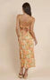 Aperitivo Back Tie Midi Dress - Shell - BAY WINDOW