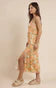 Aperitivo Back Tie Midi Dress - Shell - BAY WINDOW