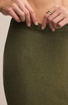 Haven Sweater Knit Midi Skirt - Fern - BAY WINDOW