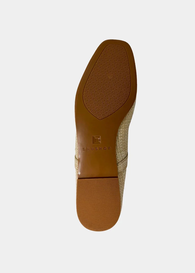 Annabelle Flats - Natural Woven