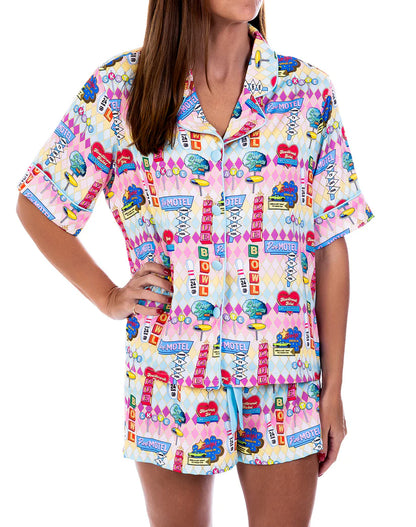 Highway Holiday Short Sleeve Short Set