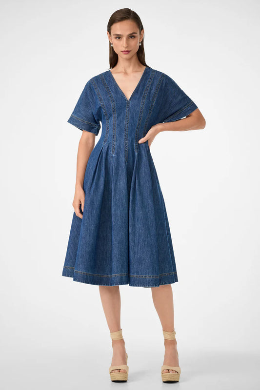 Ashe 2 Dress - Indigo - BAY WINDOW