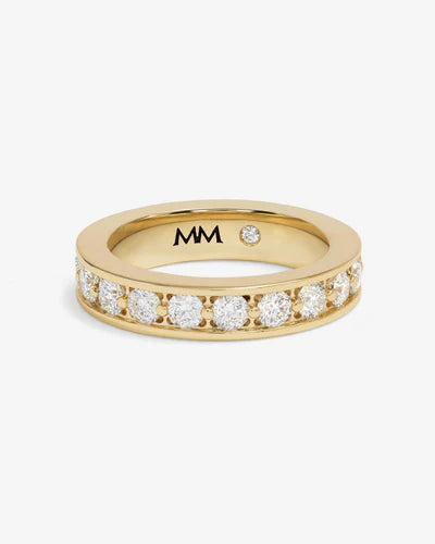 Ashley Infinity Ring - Gold/White