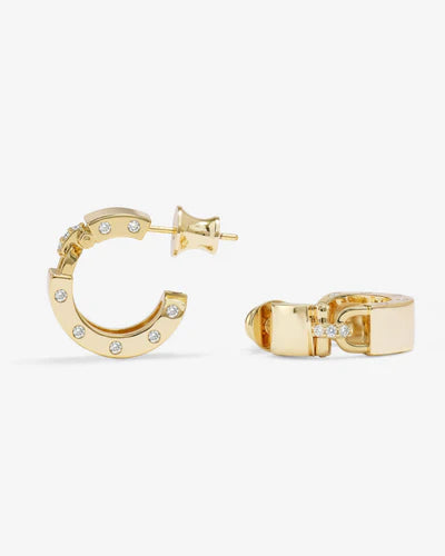 Ashley Lock Huggies - Gold