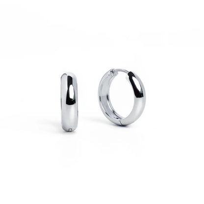 Silver 19mm Everyday Hoops