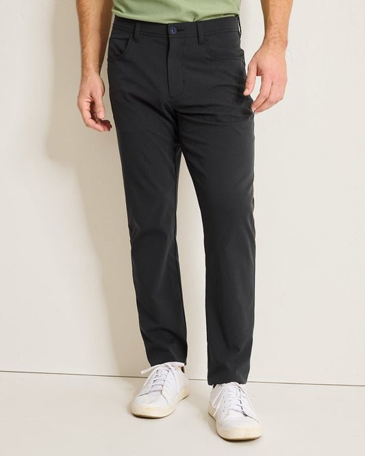 Bahama Coast 5 Pocket Pants - Jet Black - BAY WINDOW