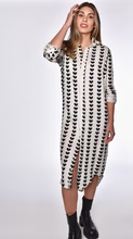 Black Hearts Girlfriend Midi Dress - Cream - BAY WINDOW